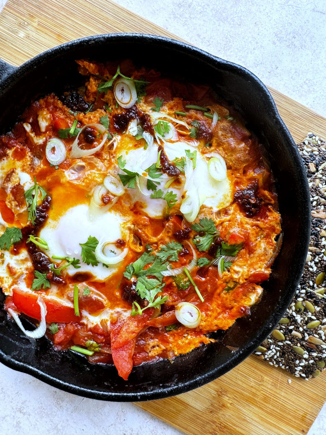 Spicy Asian Inspired Shakshouka