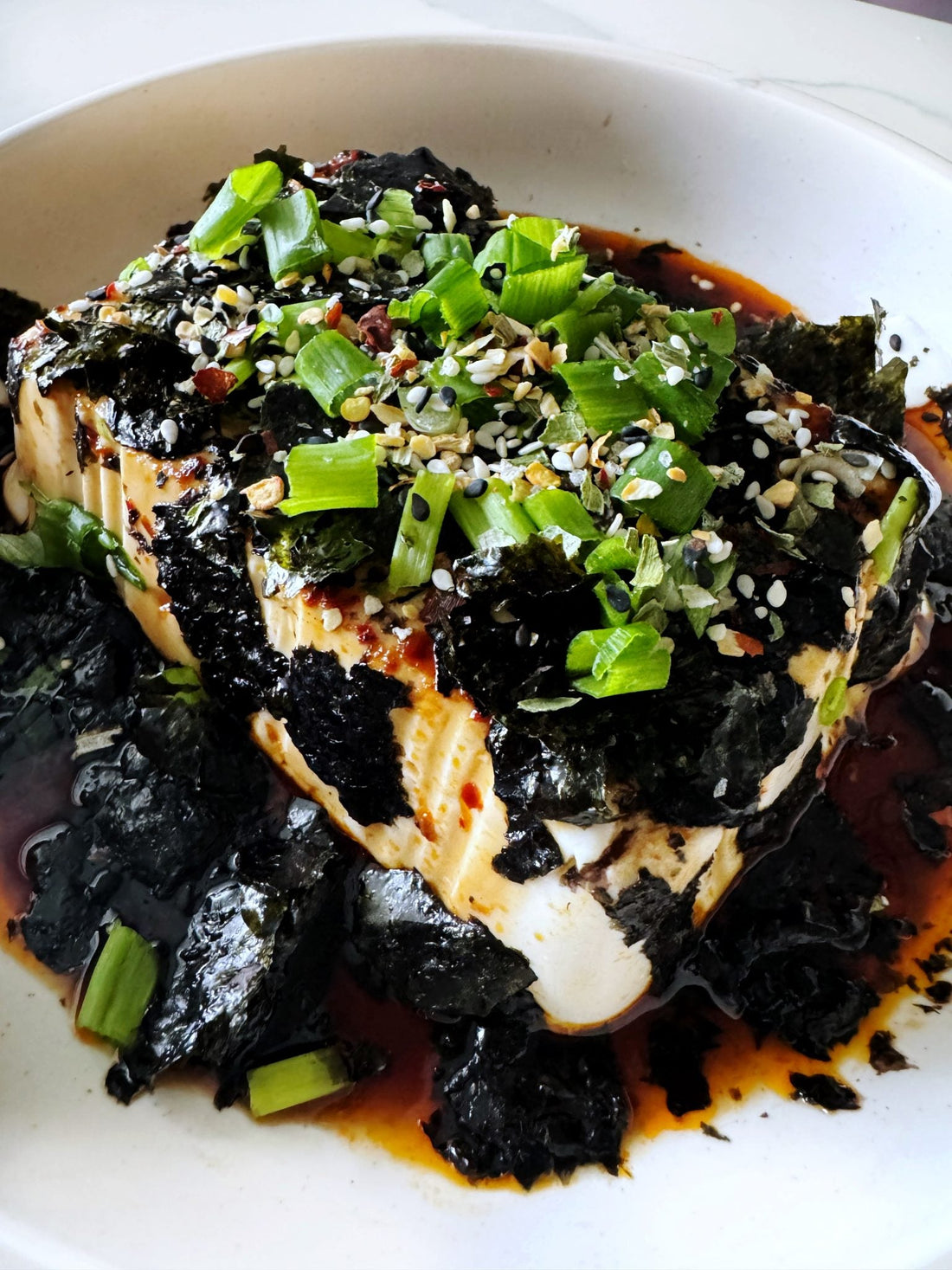 5-Minute Garlic Chili Silken Tofu