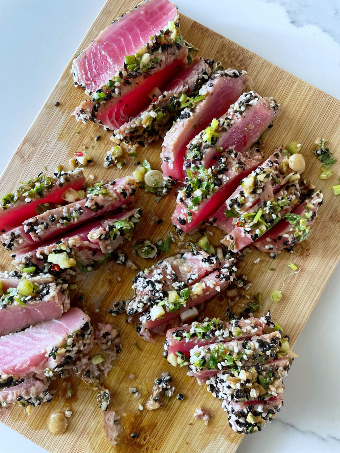 Beautiful Asian Style Pan-Seared Tuna