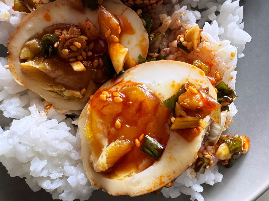 Gluten-Free Korean Marinated Eggs (Mayak Eggs) - Everiday Foods, Inc.