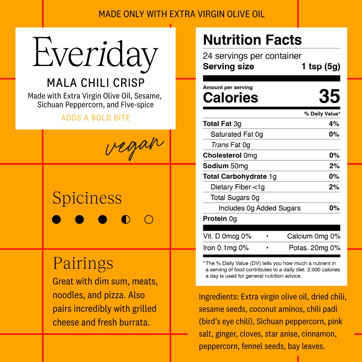 Everiday Mala Chili Oil - Everiday Foods, Inc.