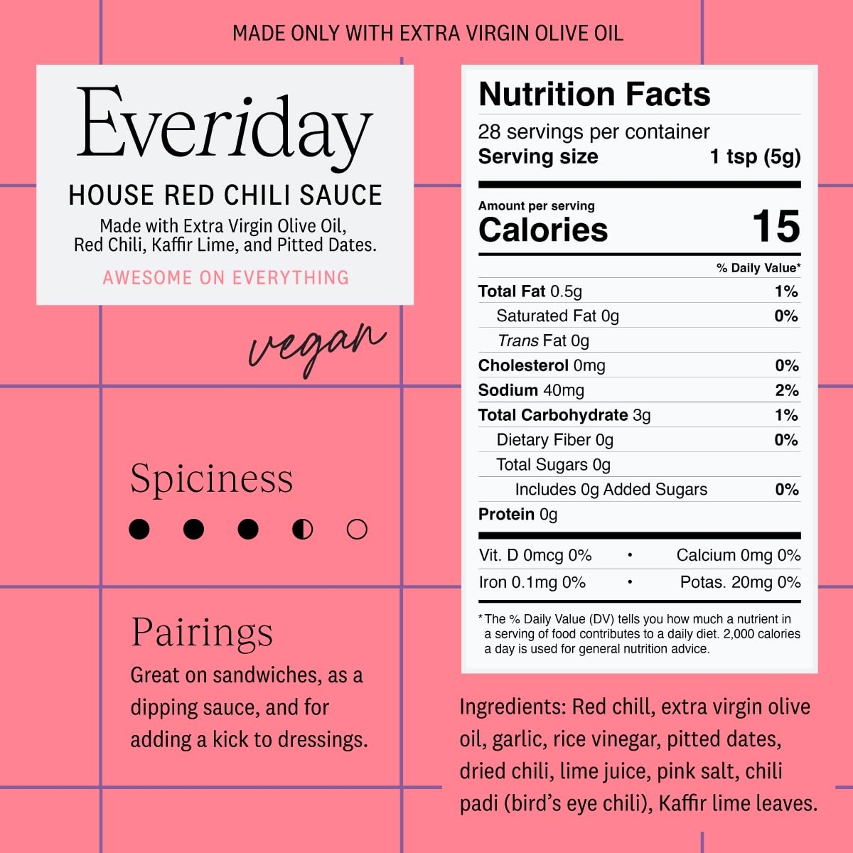 Everiday Red Chili Sauce - Everiday Foods, Inc.