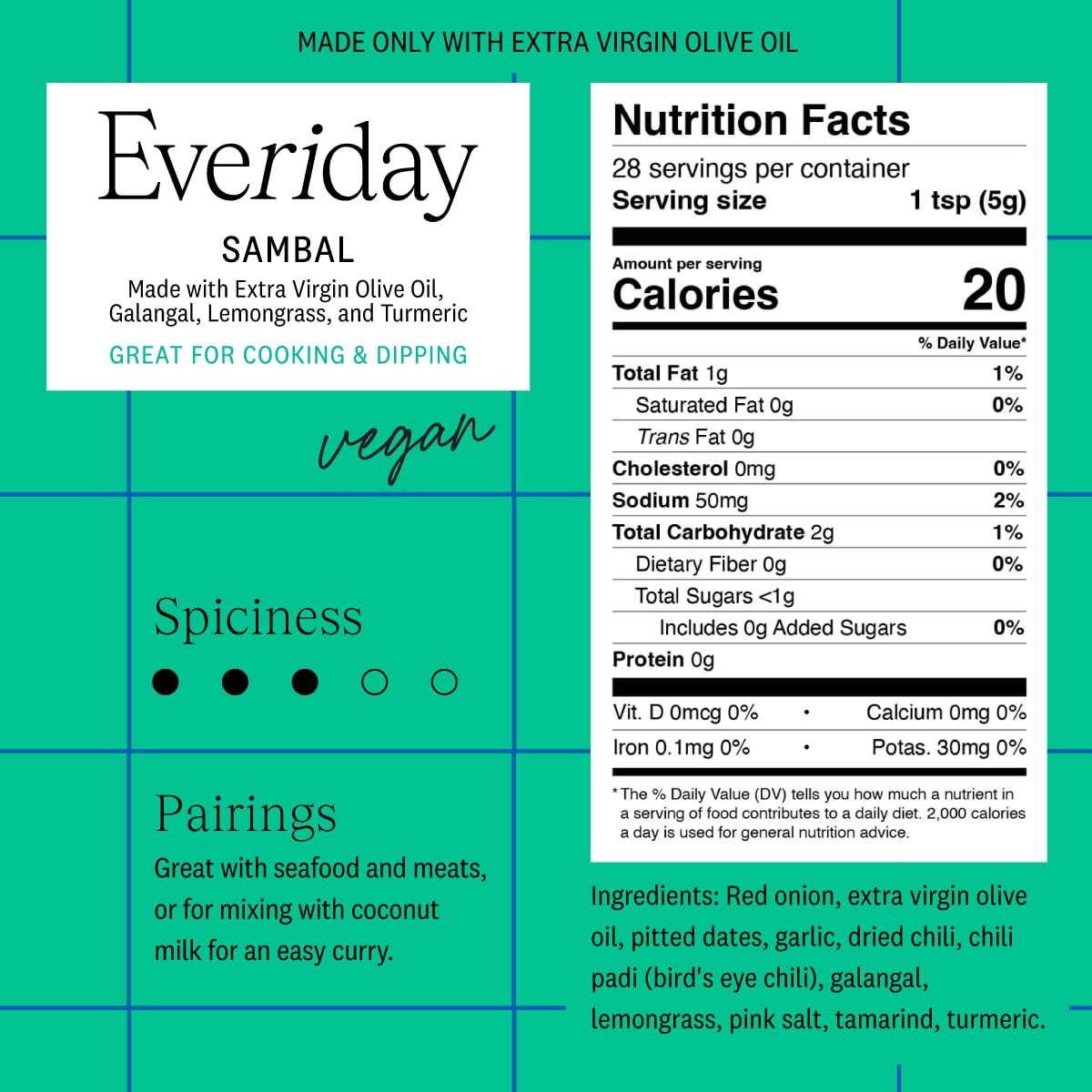 Everiday Sambal Chili Sauce - Everiday Foods, Inc.