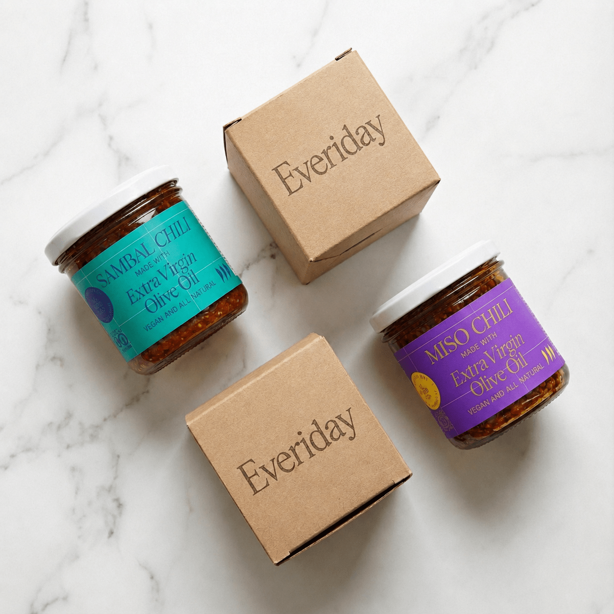 Miso & Sambal Chili Oil Duo - Everiday Foods, Inc.